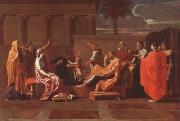 Nicolas Poussin Moses Trampling on the Pharaoh's Crown (mk08) USA oil painting artist